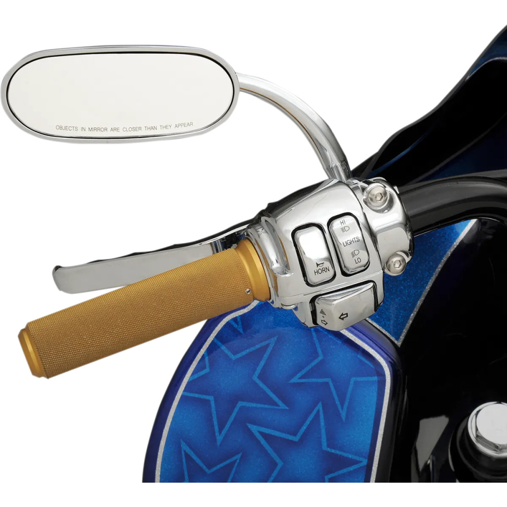 Handlebar Control Kit with Mechanical Clutch — 14.3 mm (9/16") bore, 25.4 mm (1") clamp, Chrome