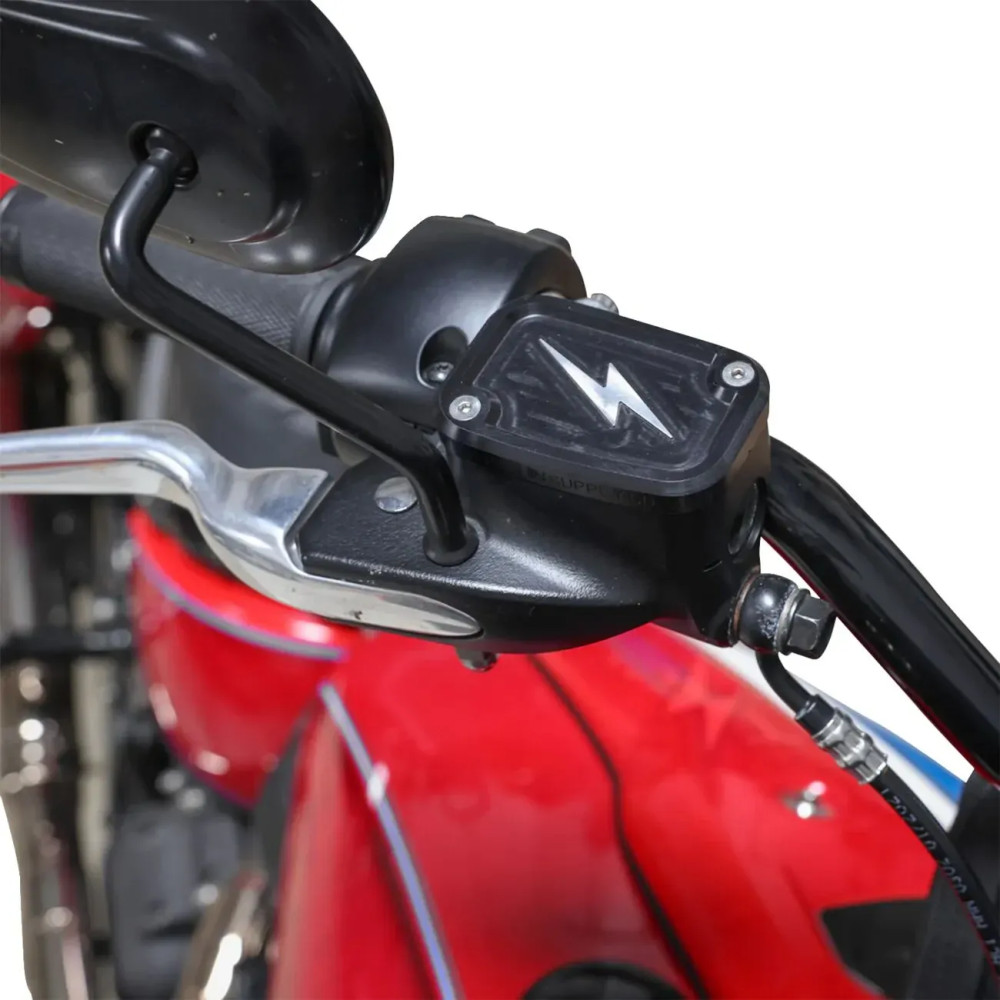 Master Cylinder Cover — Chrome, Aluminum