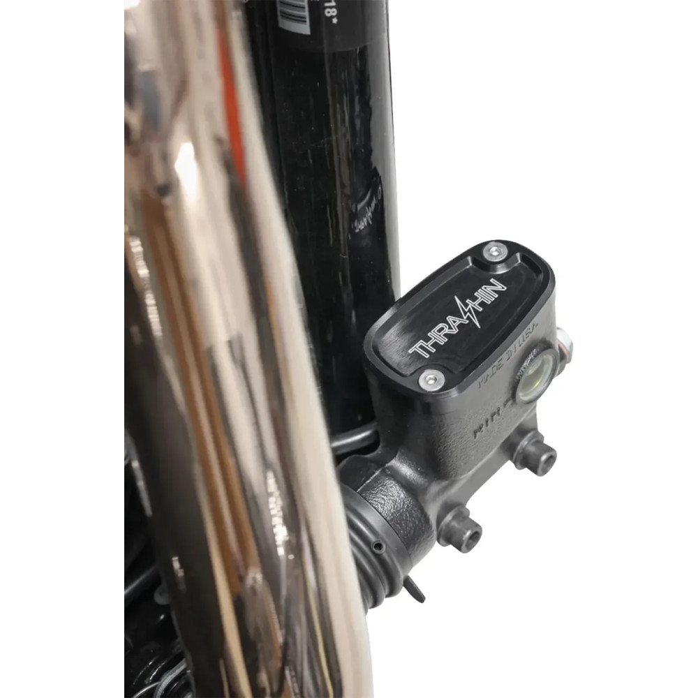 Tapón del depósito de freno — Negro, Trasero