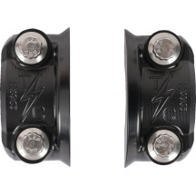 Abrazadera de Percha Speedway — Izquierda y Derecha, Negro Pulido