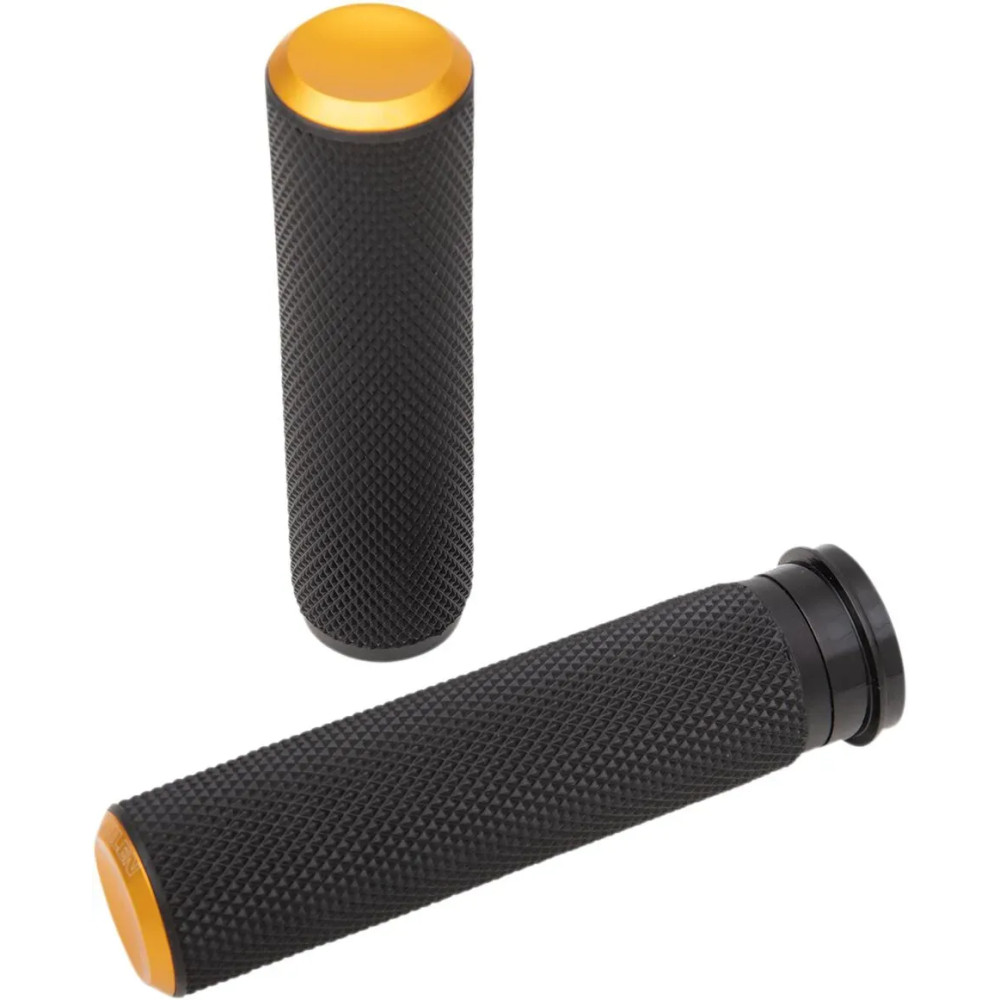 Knurled Grips — 25.4 mm (1") , anodized, Black