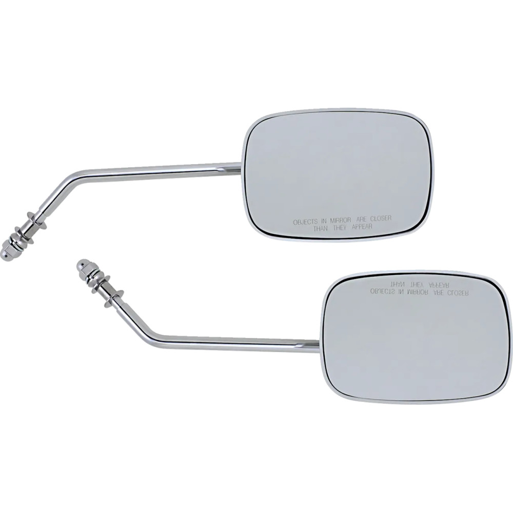 OEM-Style Rectangular Mirrors — 12.5 cm (5"), handlebar-end mount, 20.5 cm (8")