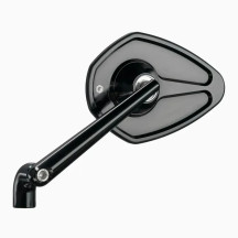 mo.view Sport 180 mm Mirror — Black, Aluminum, Hexagon