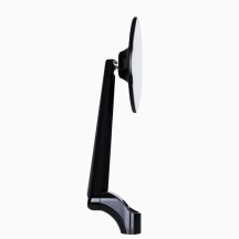 mo.view Sport 180 mm Mirror — Black, Aluminum, Hexagon
