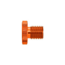 Mirror Plug Bolt — M10 x 1.25, Left, Orange