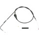 Cable de vinilo negro — 82,5 cm (32-1/2"), codo 70°, ajuste roscado
