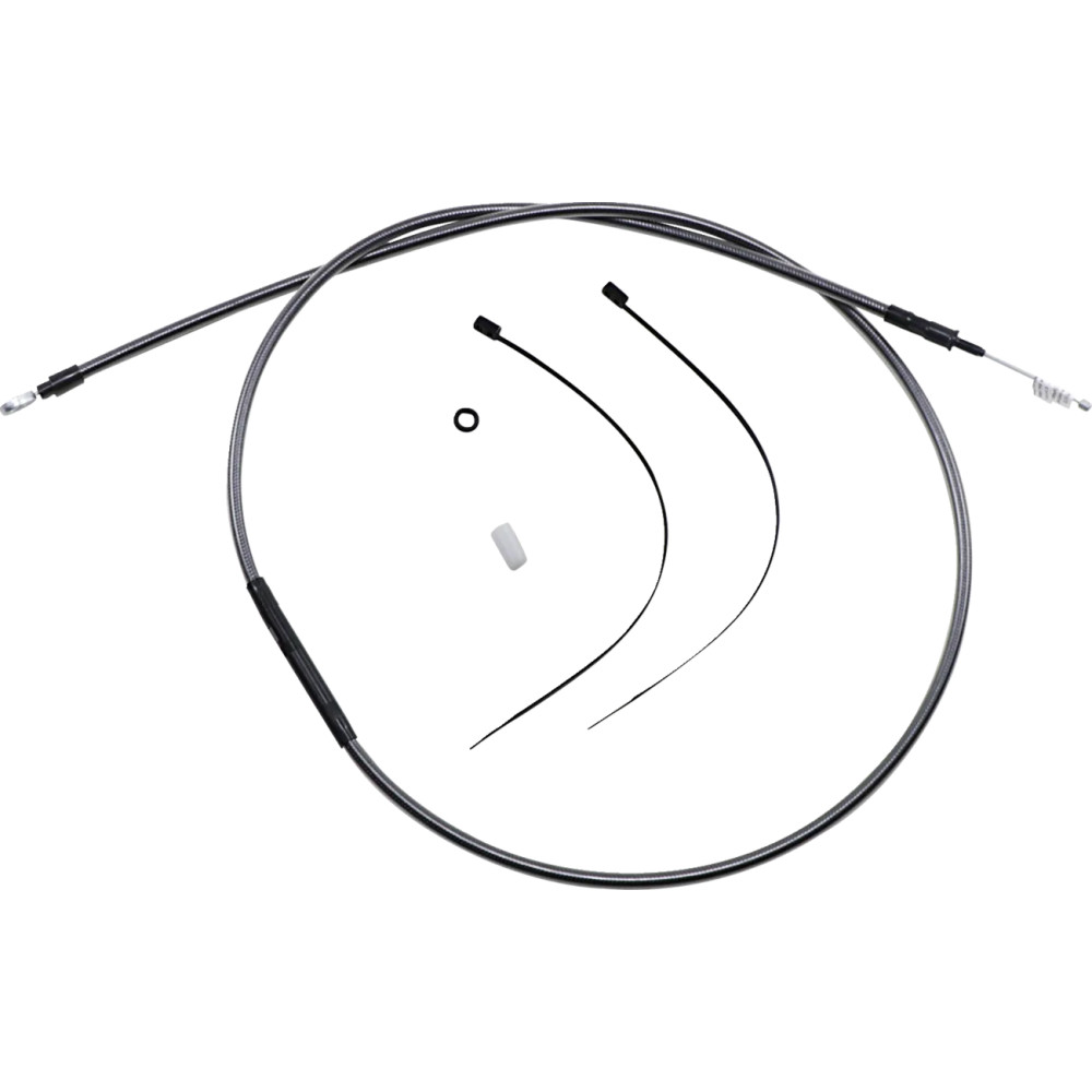 High-Efficiency Black Pearl™ Clutch Cable — 189.5 cm housing, 79 mm travel, Black