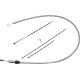 Cable de embrague de conexión rápida — 91,5 cm (36") de longitud, 59 mm (2-5/16") de recorrido, cromado