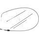 Cable de embrague de conexión rápida — 104 cm (41"), 59 mm (2-5/16"), Cromo