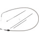 Cable de embrague de conexión rápida — 119,5 cm (47"), 59 mm de recorrido, cromado