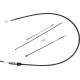 Cable de embrague de conexión rápida — 142 cm (56") de longitud, 59 mm (2-5/16") de recorrido, Negro