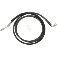 Stainless Steel Hydraulic Clutch Line — 178 cm (70-1/8"), Stock, Vinyl-Coat Black