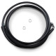 Latiguillo de embrague hidráulico de acero inoxidable — 198,5 cm (78-1/8\"), negro con recubrimiento Vinyl-Coat