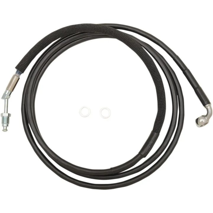 Línea de embrague hidráulica de acero inoxidable — 203,5 cm (80-1/8"), 254 mm (10"), negro vinilado