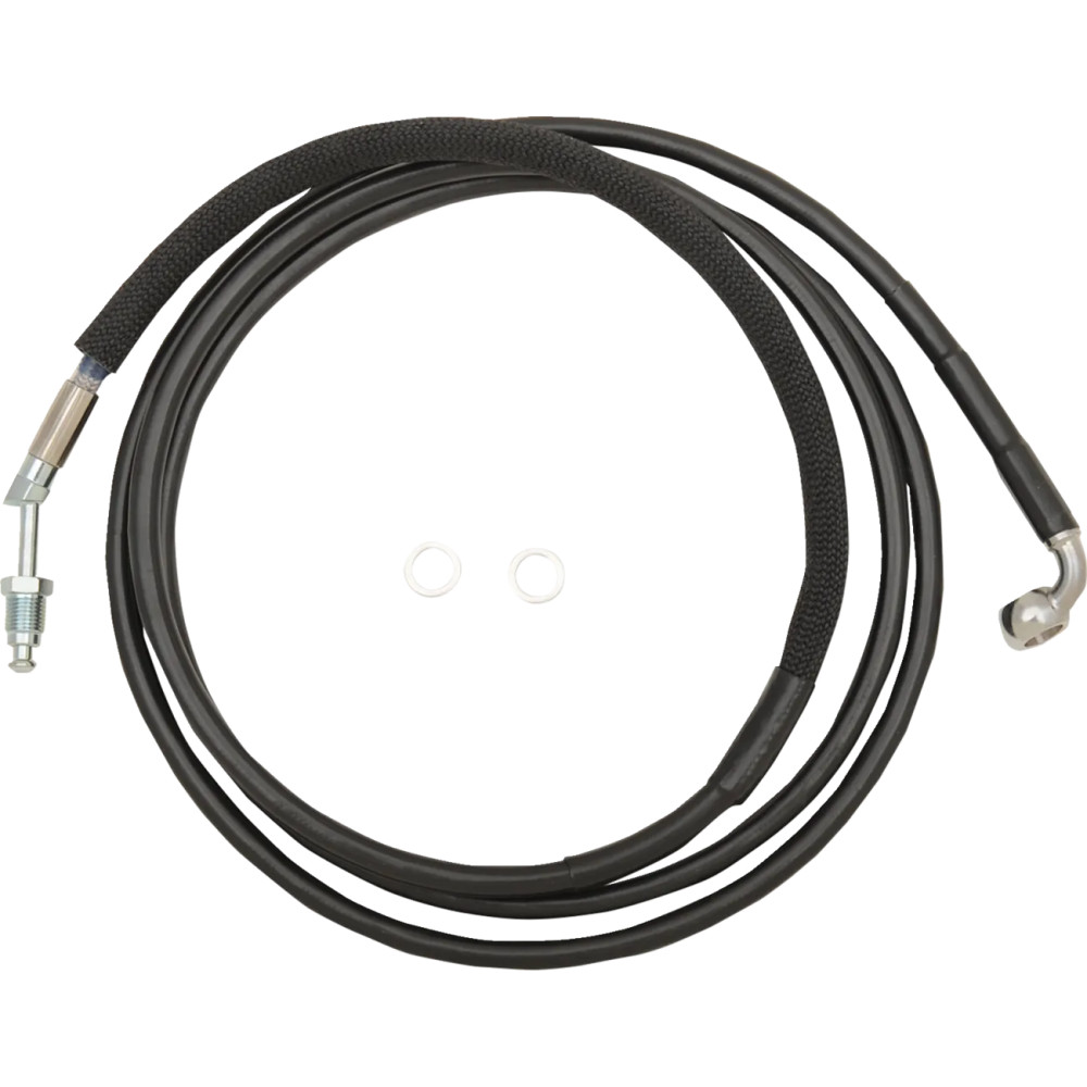 Stainless Steel Hydraulic Clutch Line — 203.5 cm (80-1/8"), 254 mm (10"), Vinyl-Coat Black
