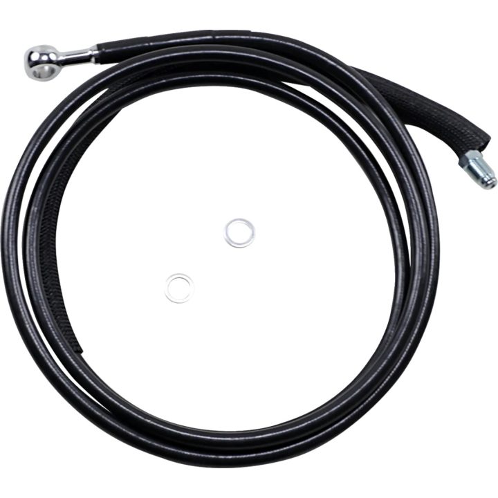 Línea de embrague hidráulico de acero inoxidable — 72-1/4 pulg. (183,5 cm), +51 mm (2 pulg.)
