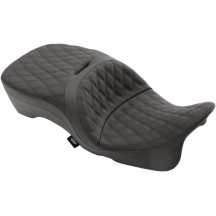 Large Touring Seat — 31.5 in overall length, 2-Up, Black
