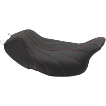 Revere Journey Solo Seat — 29 cm (11-1/2"), Black, Red