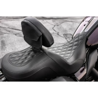 Heated Roadsofa™ Lattice Stitched Seat — 76 cm (30"), Black