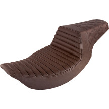 Step-Up Seat — 31 in overall, 15-3/4 in driver length, 12 in driver width, Brown