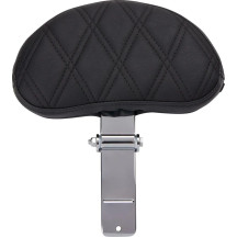Solo Front Seat with Backrest Option — 23", 12-3/4", Black
