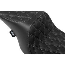 Performance Predator 2-Up Seat — Black, 78.5 cm (31"), 29 cm (11-1/2") driver width, fits '97-'07 FLT/FLHT/FLR