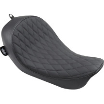 Low Solo Seat — 19-1/2" overall, 12-1/2" L x 11-1/2" W, 1-1/2" thick, Black