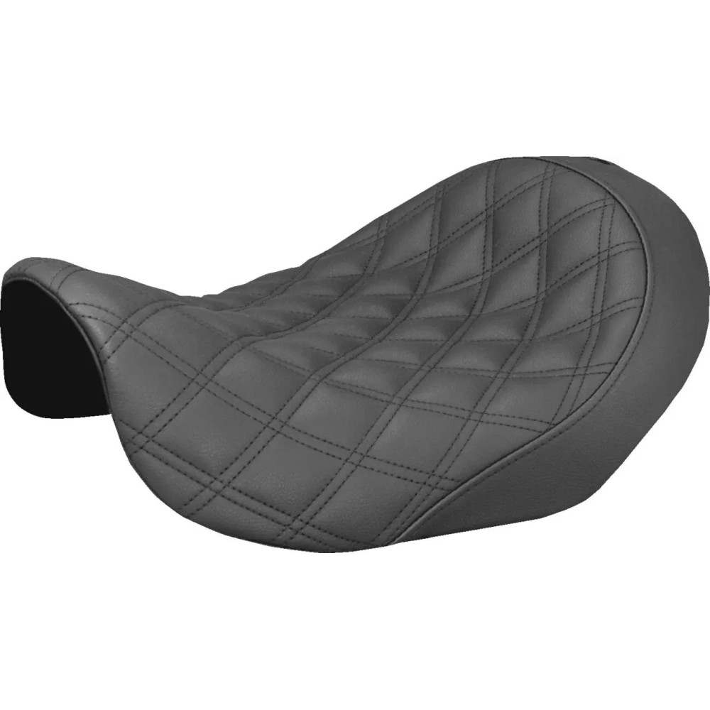 Renegade Lattice Stitch Solo Seat — 39.5 cm (15-1/2"), 30.5 cm (12"), Black