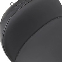 Solo Seat with EZ Glide II™ Backrest Option — Black, 19.5 in length, 13.5 in width, 44 mm thick