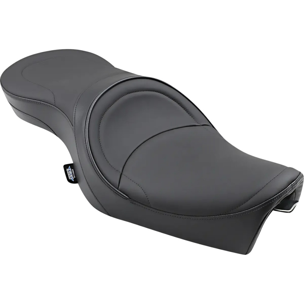 Low-Profile Touring Seat — Overall length 68.5 cm (27"), Driver width 32 cm (12-1/2"), Black