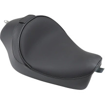 Backrest Compatible Solo Seat — Black, 51 cm overall length, 34.5 cm driver length
