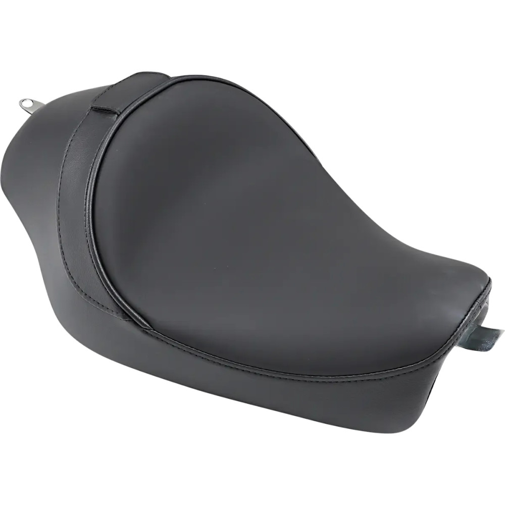 Backrest Compatible Solo Seat — Black, 51 cm overall length, 34.5 cm driver length