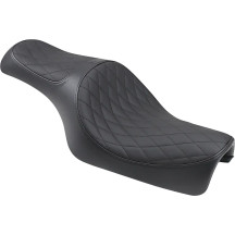 Caballero 2-Up Vinyl Seat — 25-1/2" overall length, Black