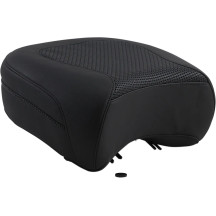 Textured Police Air Ride Seat — Solo, 11.5" rear length, 13.5" rear width, Black
