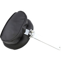 Tall Backrest Pad — 19 cm (7-1/2"), 25.5 cm (10"), Black