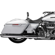 EZ Glide II Respaldo pequeño — 13,97 cm (5,5") alto, 23 cm (9") ancho, 38 mm (1,5") grosor, Negro/Cromo