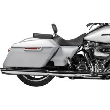 EZ Glide II Respaldo pequeño — 13,97 cm (5,5") alto, 23 cm (9") ancho, 38 mm (1,5") grosor, Negro/Cromo