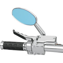 Custom Rubber Grips — 25.4 mm (1") , Black, Chrome