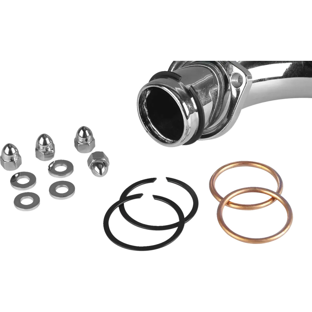Exhaust Port Gasket Kit — Copper, Chrome