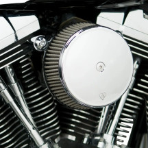 Big Sucker™ Stage I Air Filter Kit — Round, Chrome