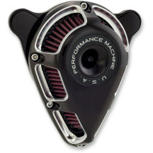 Jet Air Cleaner Kit — Black, Teardrop