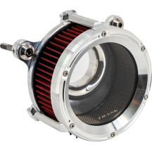 Assault Charge High-Flow Air Cleaner — Round, Billet aluminum, Machined