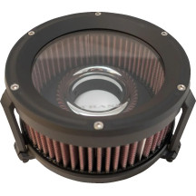 Assault Charge High-Flow Air Cleaner — Round, Black