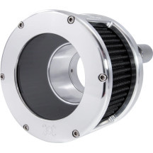 BA Race Series Air Cleaner Kit — Silver, raw finish