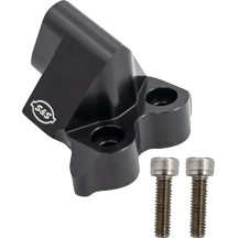 Kit de riel de combustible mecanizado — compatible con culatas de puerto ovalado, negro anodizado