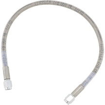 Universal Brake Line — 16", Silver clear-coated