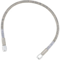 Universal Brake Line — 16", Silver clear-coated