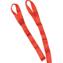 1" W Tie-Down Extensions — 1" wide, 18" long, Red
