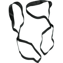 1" W Tie-Down Extensions — 1" wide, 45.5 cm (18"), Black