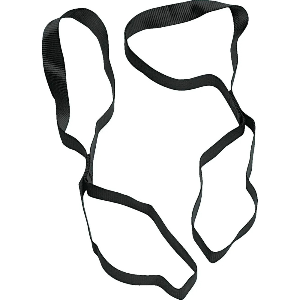 1" W Tie-Down Extensions — 1" wide, 45.5 cm (18"), Black